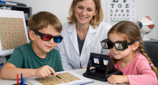 Poradnia Ortoptyczna Bytom - Trening widzenia stereoskopowego